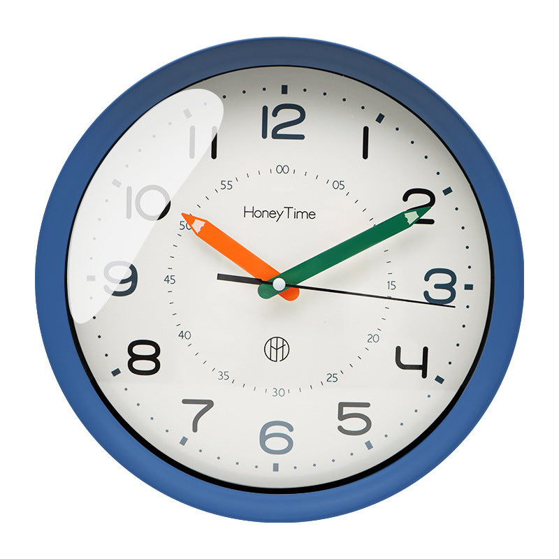 Ultra Quiet Wall Clock for Kids Bedroom Classroom 12 Inches