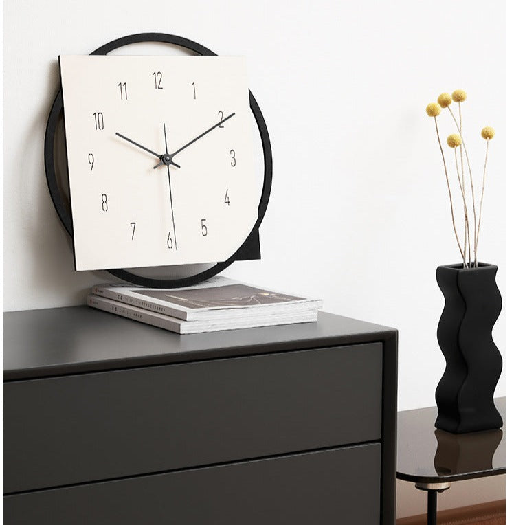 Unique Battery Operated Wall Clock for Living Room