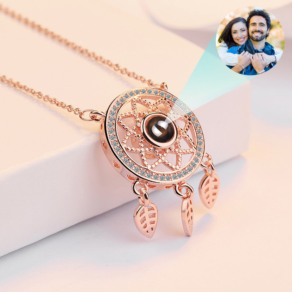 Custom Photo Projection Necklace