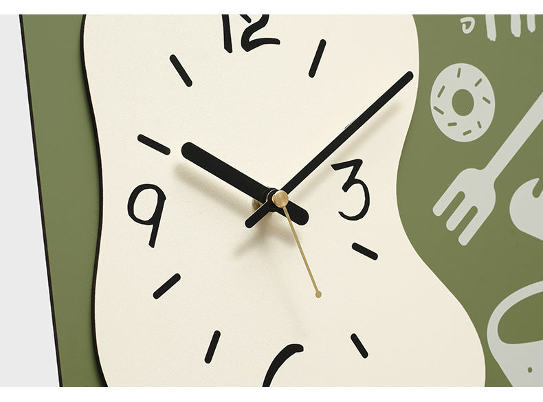 Creative Style Kitchen Wall Décor Silent Clock