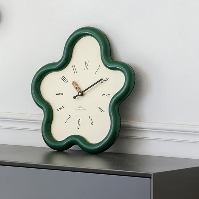 3D Flower Pendulum Clock for Bedroom