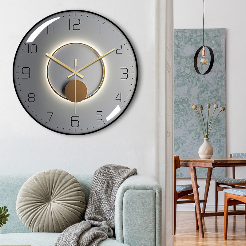 Nordic Silent Wall Clock 12 Inches