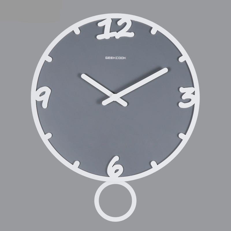 Nordic Analog Silent Pendulum Clock