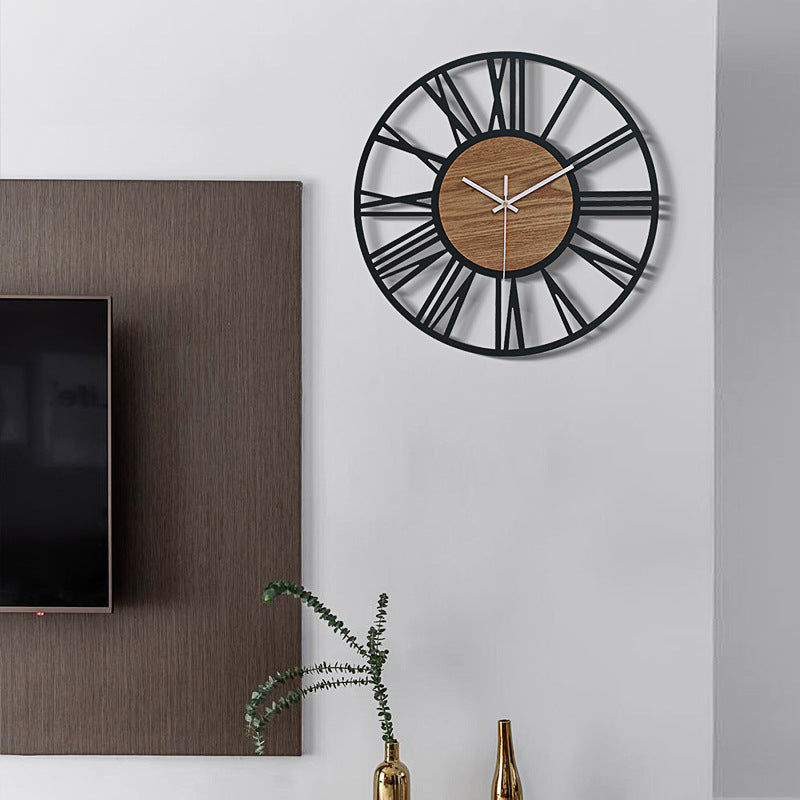 Roman Letters Big Wall Clock for Livingroom 16 Inches