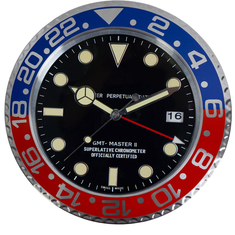 Modern Battery Operated Luminous Silent Wall Clock