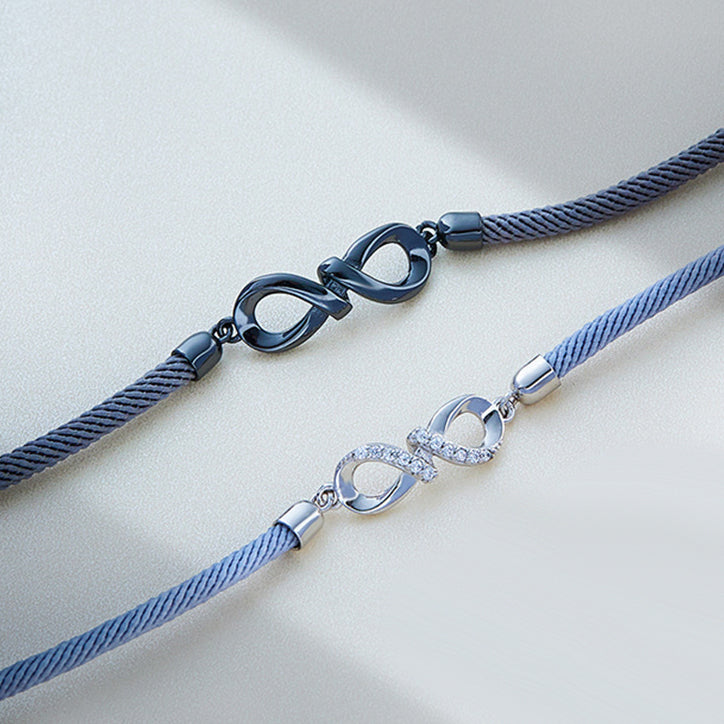 Matching Infinity Promise Bracelets for Couples