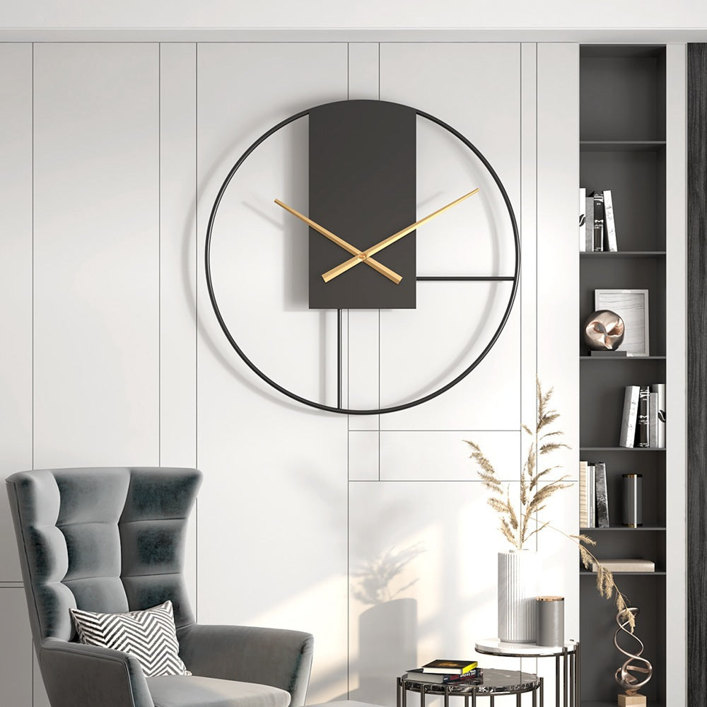 Nordic Modern Large Wall Clock for Livingroom 20 Inches