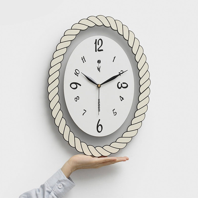 Loforay™ Modern Oval Wall Deco Silent Clock
