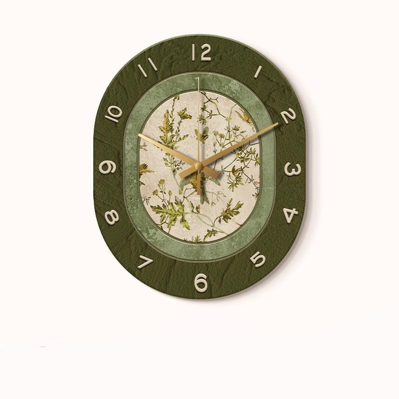 Loforay™ Antique Art Deco Floral Silent Wall Clock