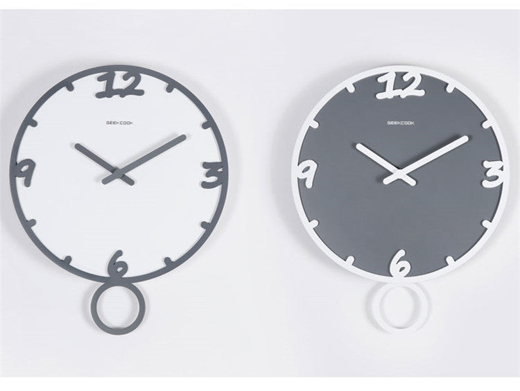 Nordic Analog Silent Pendulum Clock