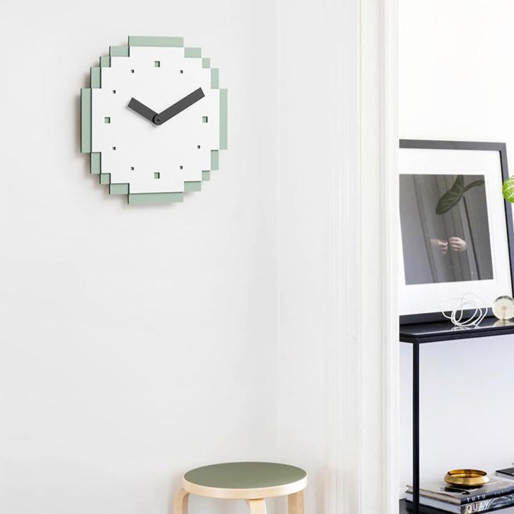 Creative Pixel Style Wall Décor Silent Clock