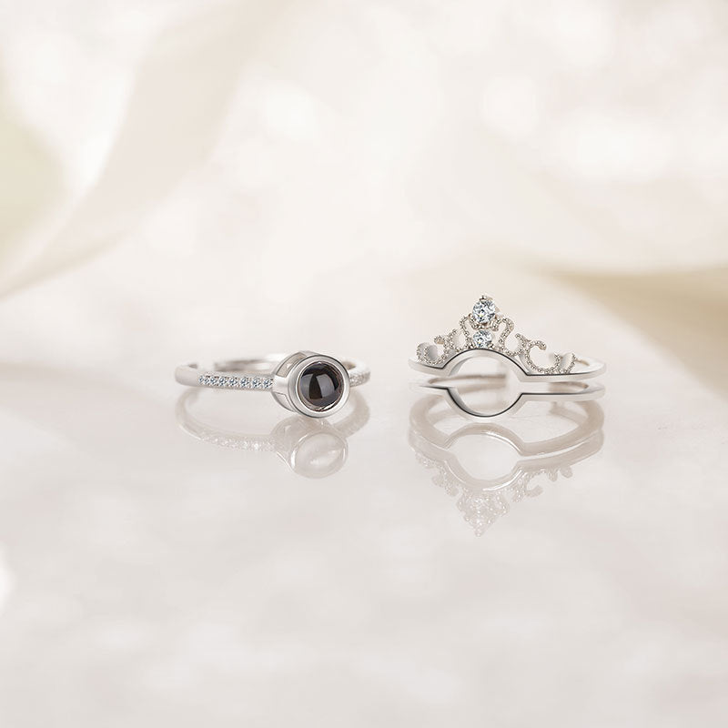 Adjustable Size Photo Projection Ring