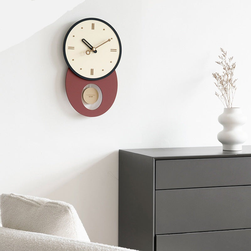Pendulum Long Wall Décor Clock for Living Room
