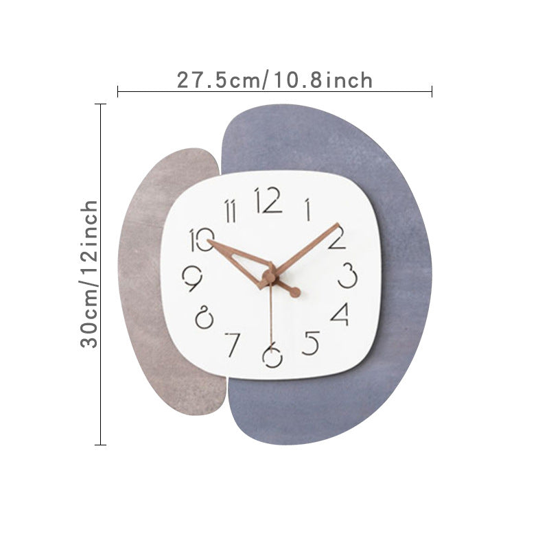 Solid Wood Creative Silent Wall Décor Clock