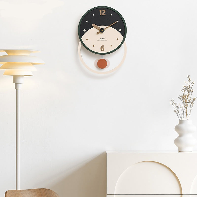 Nordic Minimalist Wall Décor Clock for Living Room