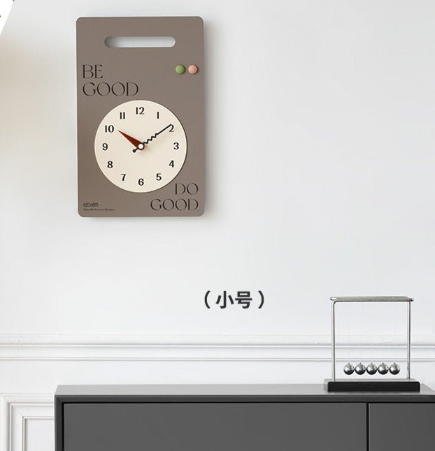 Minimalist Wall Hanging Silent Clock for Livingroom