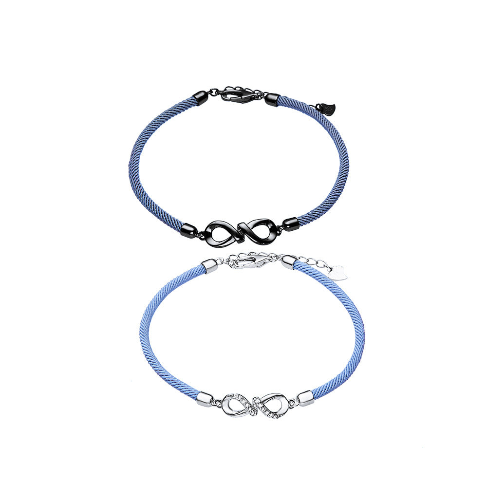 Matching Infinity Promise Bracelets for Couples