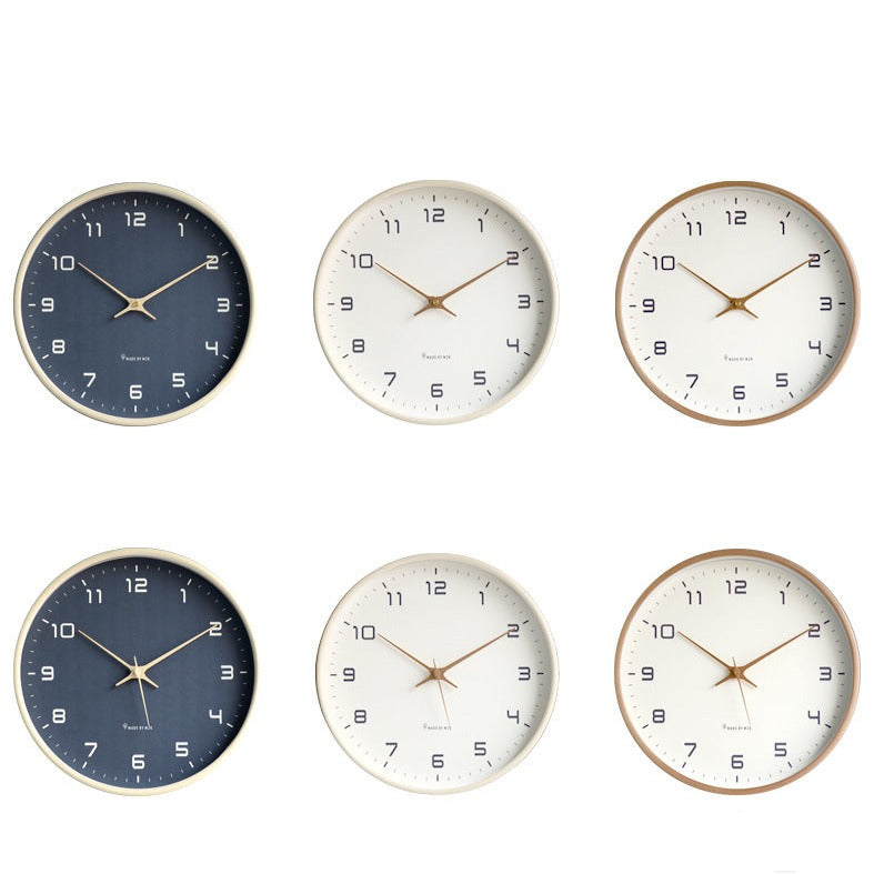 Minimalist Analogue Wall Décor Wooden Clock for Home