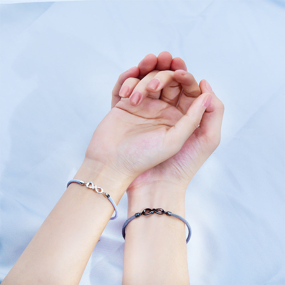 Matching Infinity Promise Bracelets for Couples