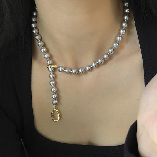 Classic Round Pearl Women Necklace Jewelry