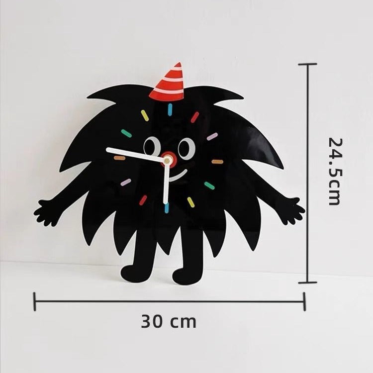 Cartoon Silent Wall Décor Clock for Kids Bedroom
