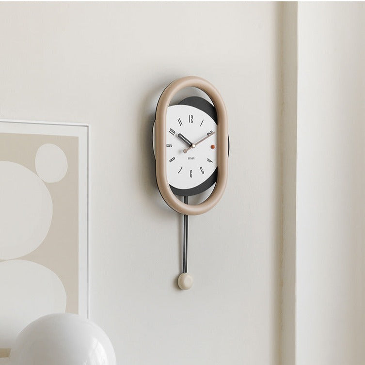 3D Decorative Pendulum Clock for Living Room