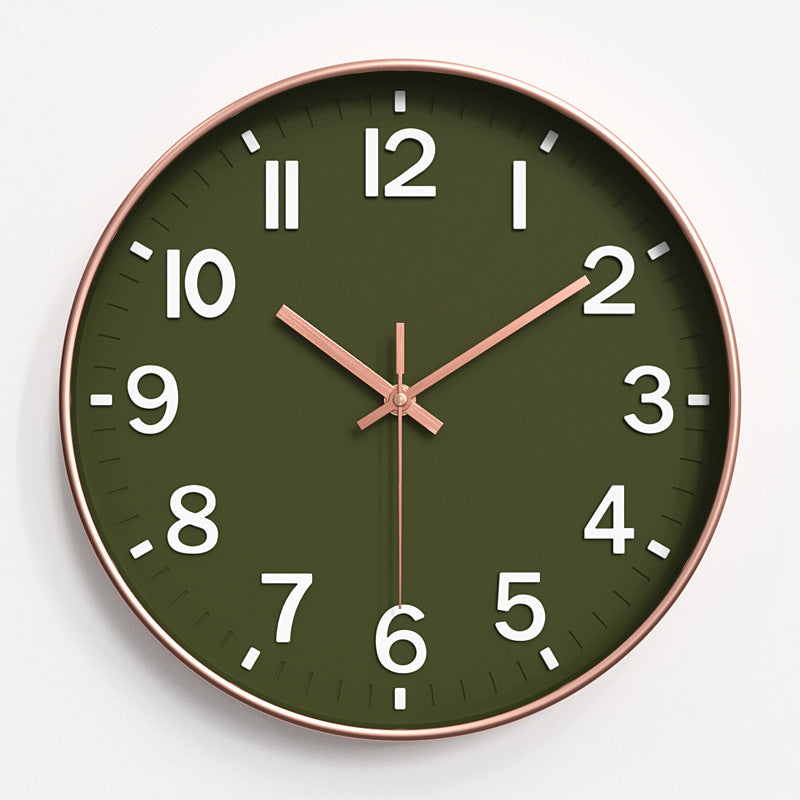 Simple Design Silent Classroom Wall Clock 12 Inches