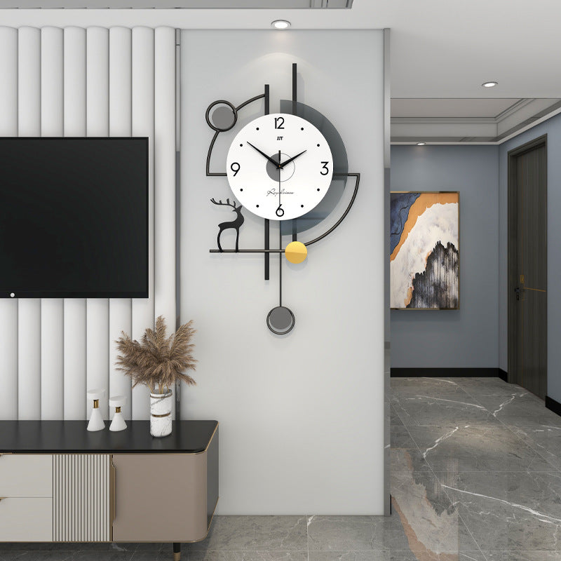 Large Size Pendulum Wall Clock for Livingroom