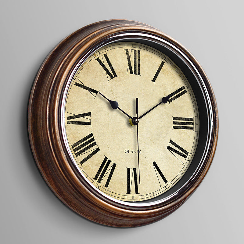 Vintage Silent Clock Classroom or Bedroom 12 Inches