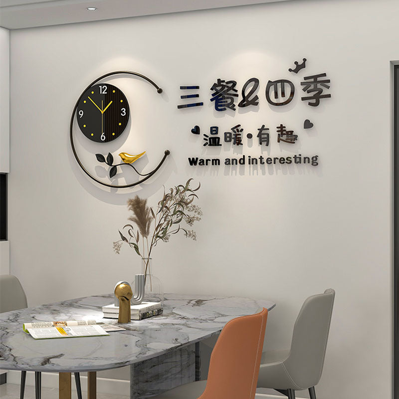 Creative Large Size Wall Decoration Clock for Livingroom