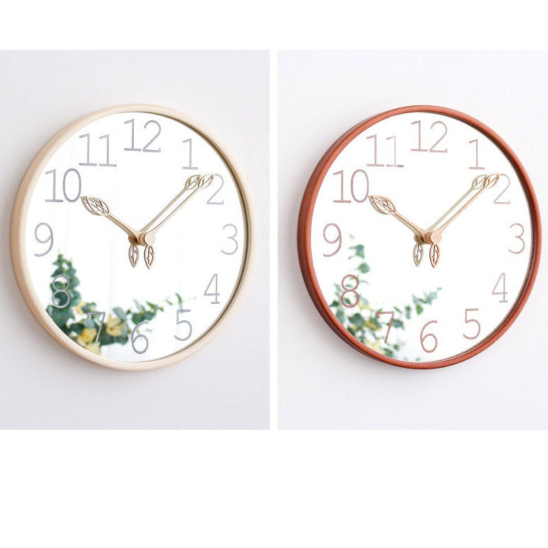 Loforay™ Real Mirror Nordic Circular Silent Wall Clock