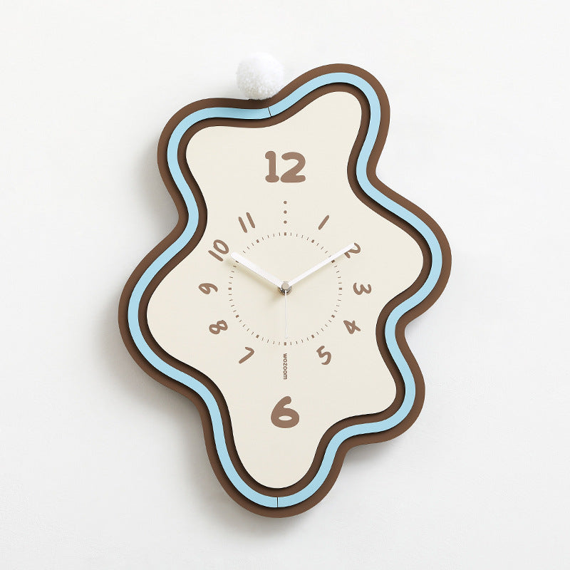 Creative Odd Shaped Wall Décor Silent Clock