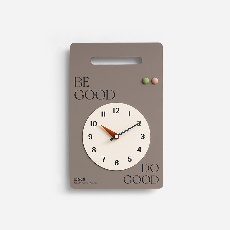 Minimalist Wall Hanging Silent Clock for Livingroom
