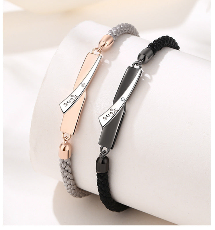 Custom Matching Promise Bracelets for Couples