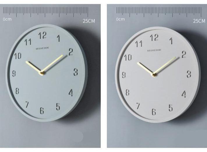 Concrete Nordic Pendulum Analog Wall Clock