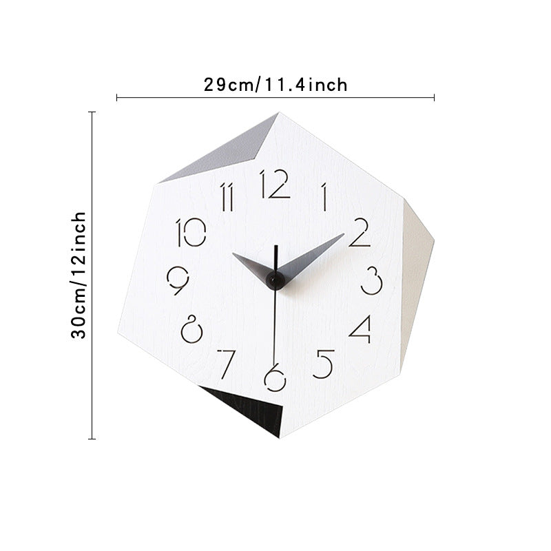 Creative Shaped Silent Wall Décor Clock