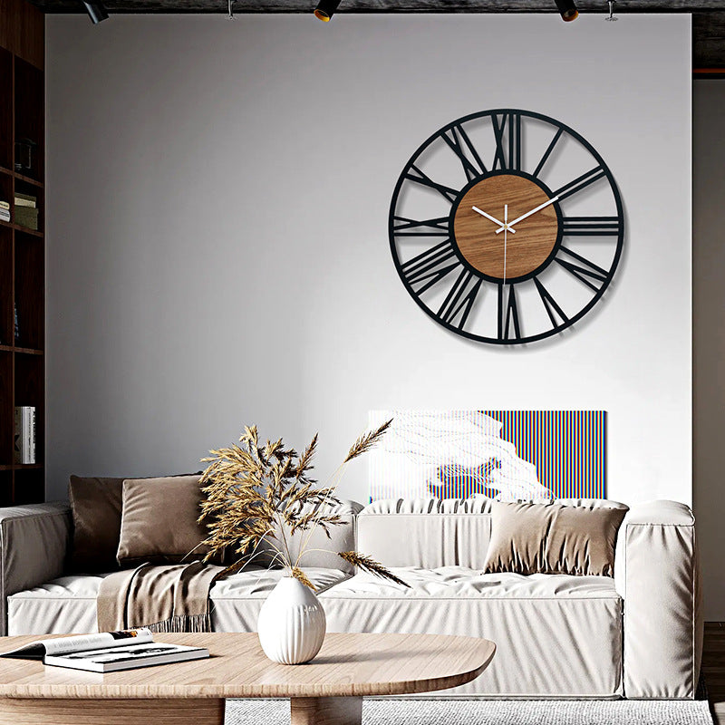 Roman Letters Big Wall Clock for Livingroom 16 Inches