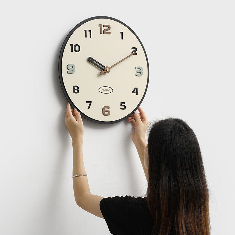 Modern Classroom Wall Décor Silent Clock