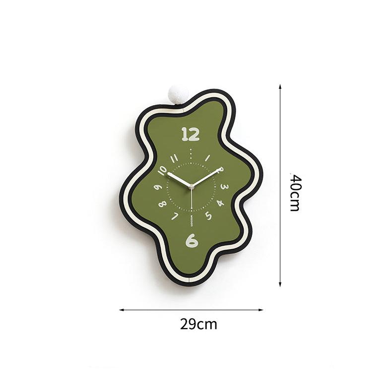 Creative Odd Shaped Wall Décor Silent Clock