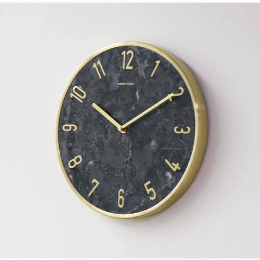 Natural Marble Pendulum Analog Wall Clock