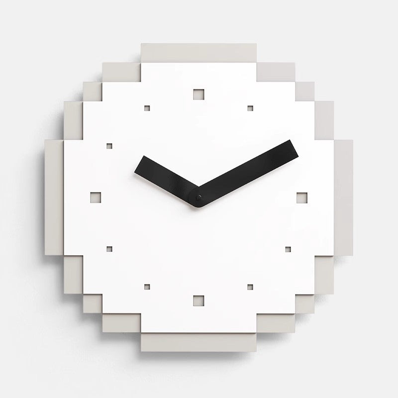 Creative Pixel Style Wall Décor Silent Clock