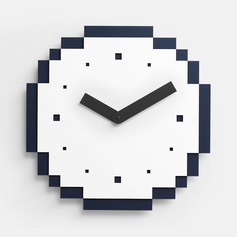 Creative Pixel Style Wall Décor Silent Clock
