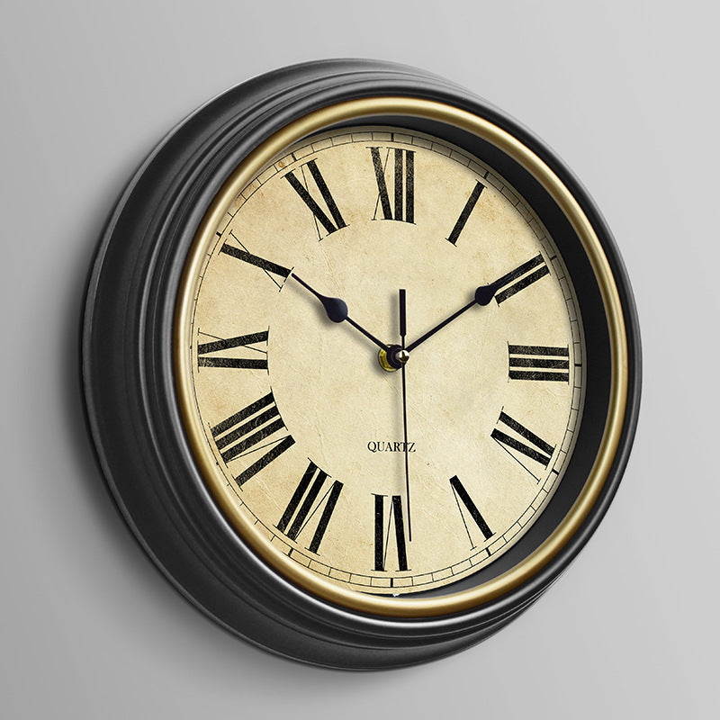 Vintage Silent Clock Classroom or Bedroom 12 Inches