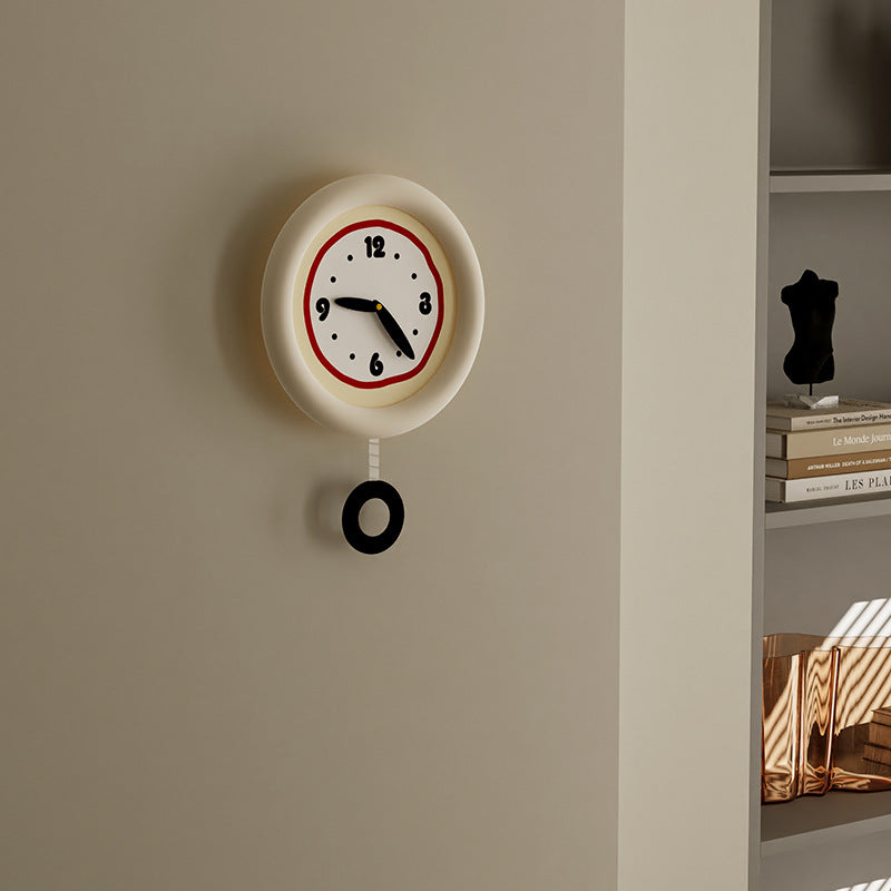 Unique Pendulum Wall Clock for Kids Bedroom