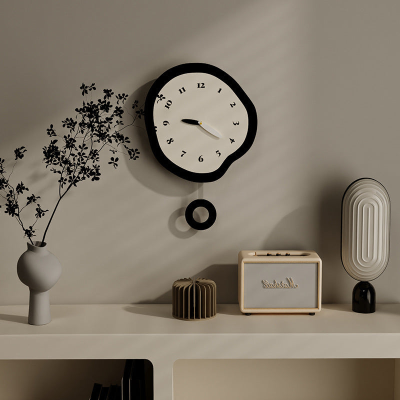 Creative Odd Shaped Analog Wall Clock