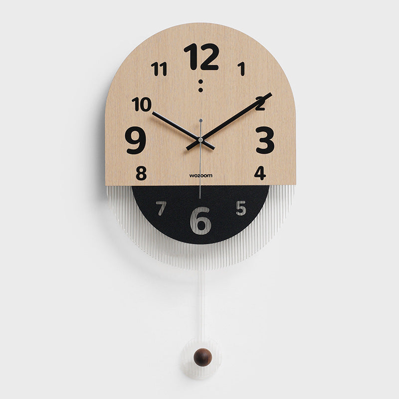 Modern Creative Round Wall Décor Silent Clock