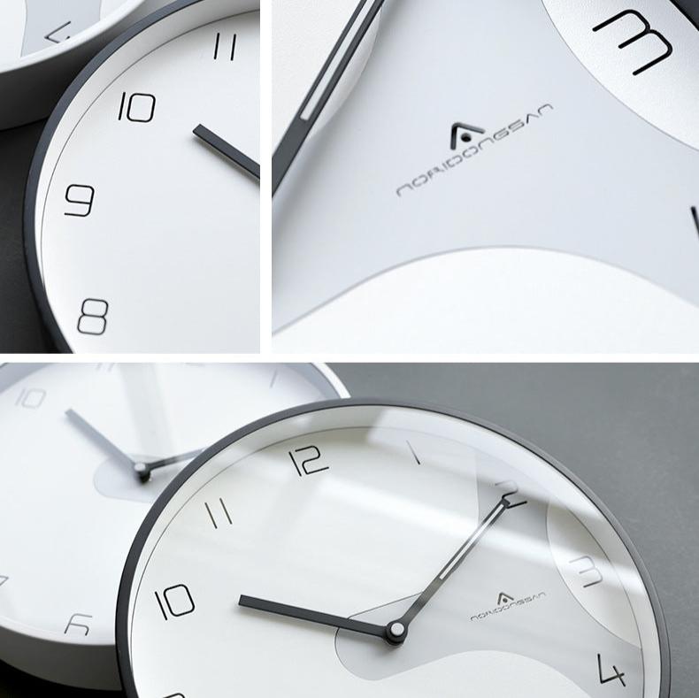 Modern Design Round Wall Décor Silent Clock