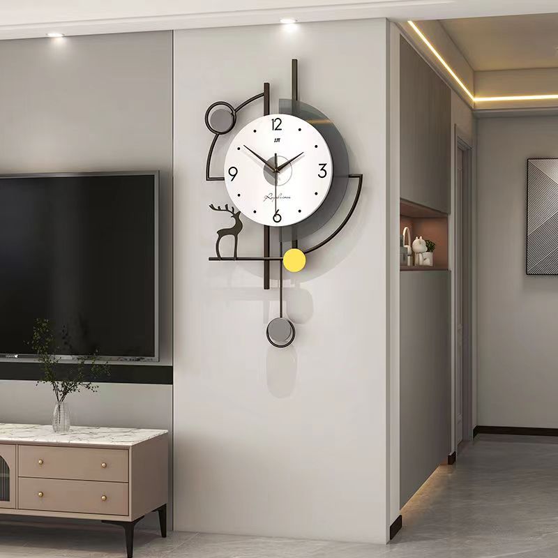 Large Size Pendulum Wall Clock for Livingroom