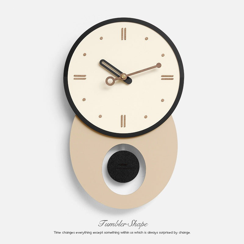 Pendulum Long Wall Décor Clock for Living Room