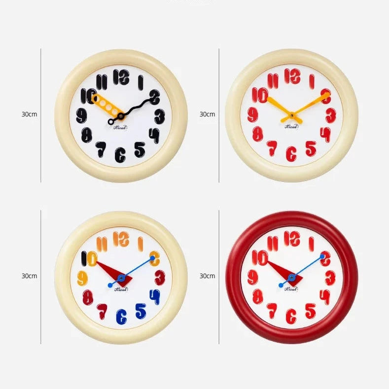 Loforay™ Dainty Nordic Round Silent Wall Clock